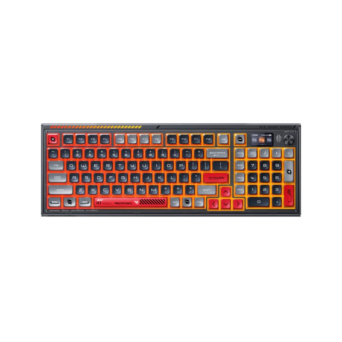 Redmagic RGB Mechanical Wireless Gaming Keyboard TTC Silver Switch - Black - لوحة مفاتيح - Store 974 | ستور ٩٧٤