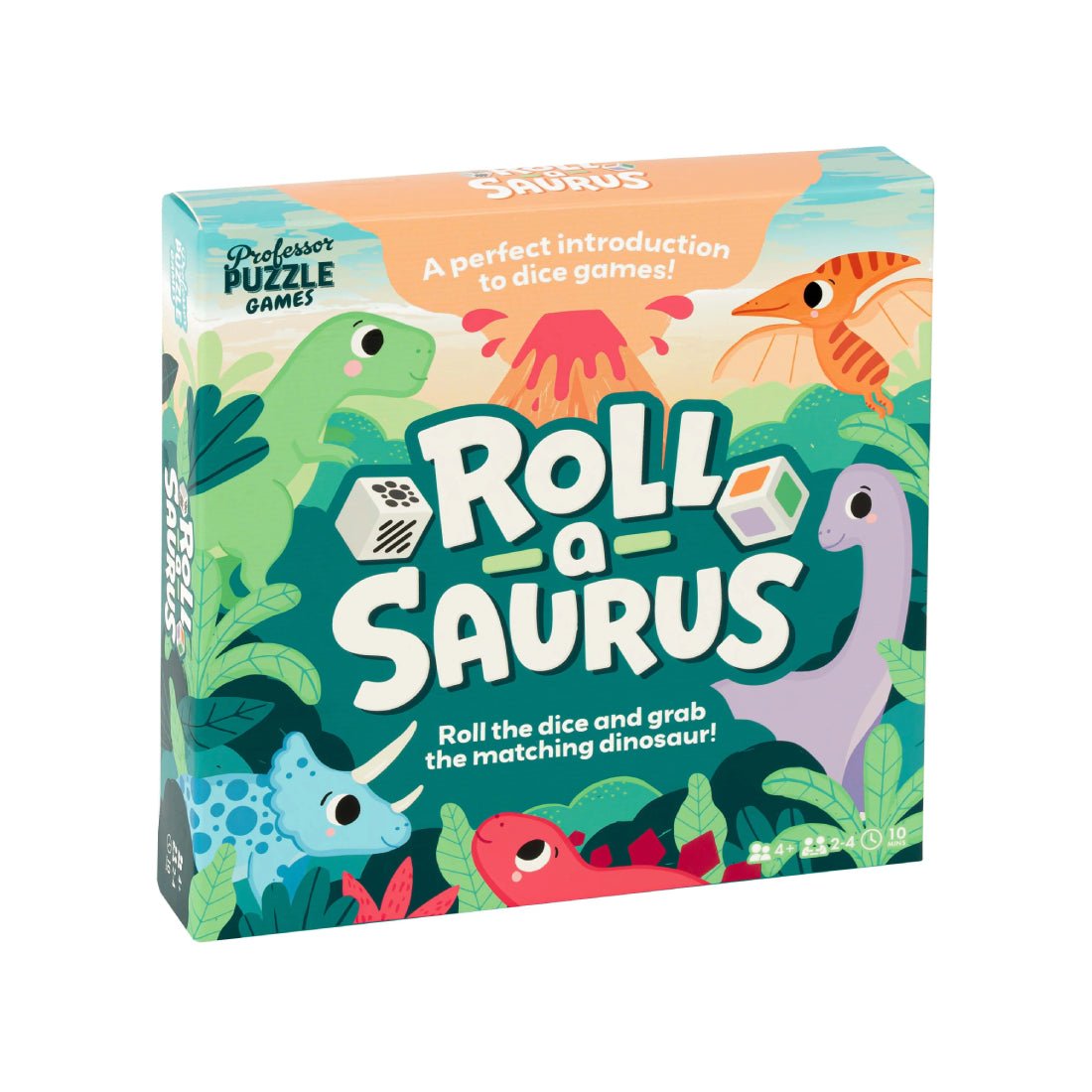 لعبة لوحة Roll-a-Saurus-Lubة