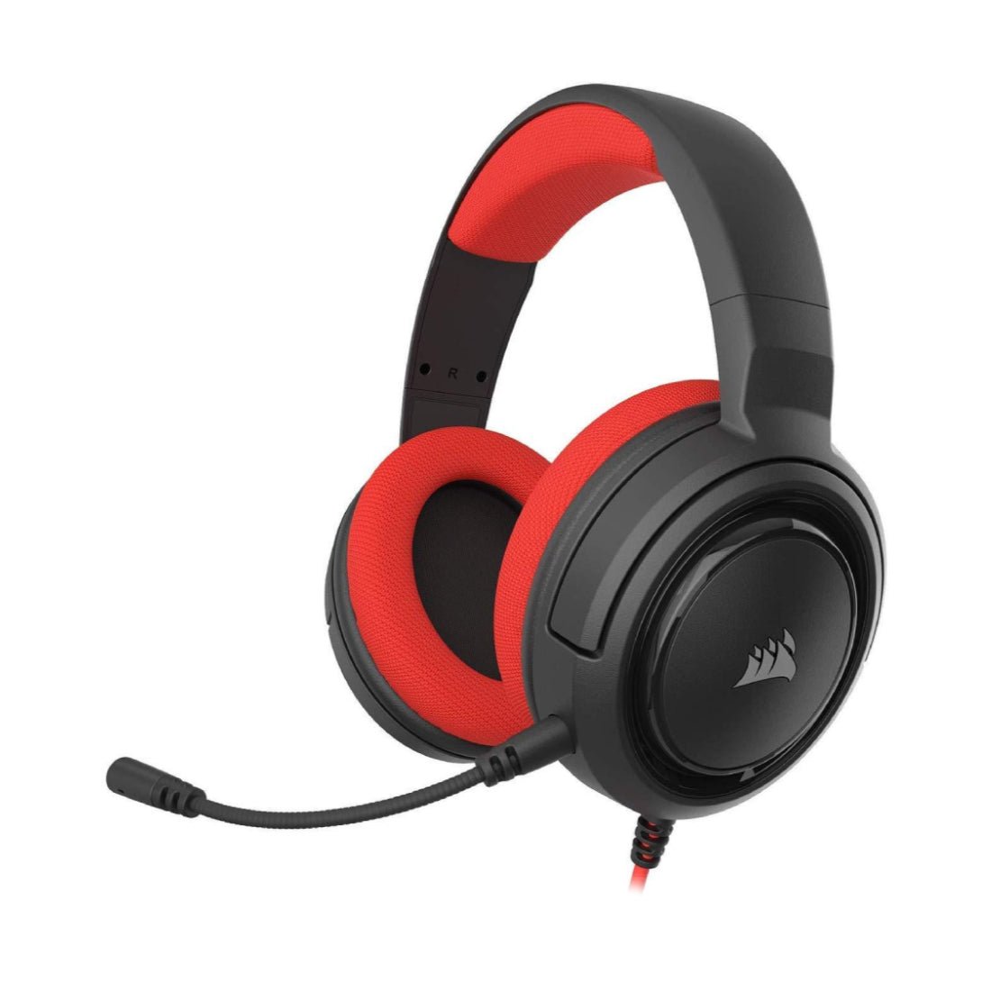 Corsair HS35 Stereo Wired Gaming Headset - Red - سماعة - Store 974 | ستور ٩٧٤