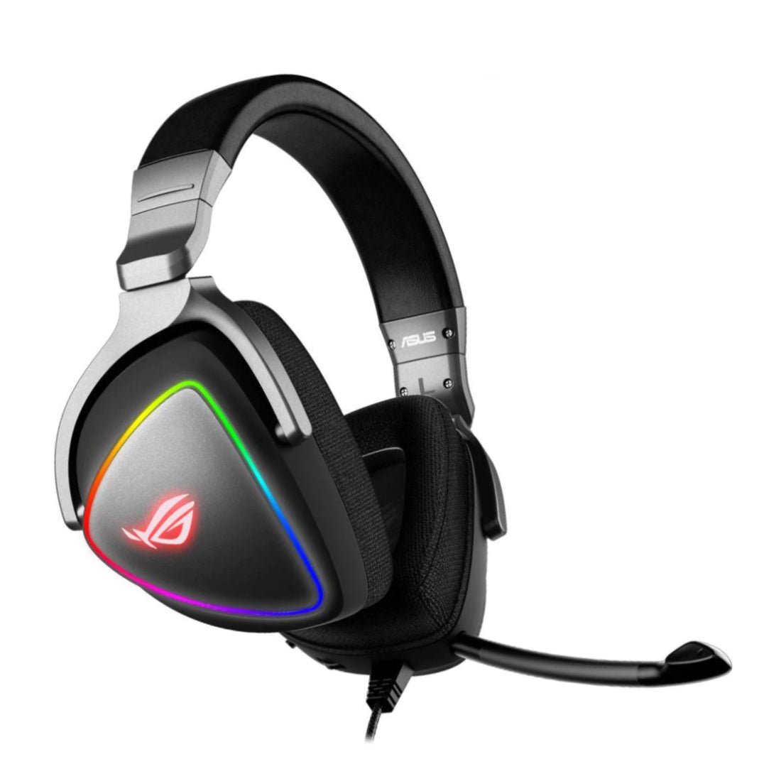 Asus ROG Delta RGB Quad-DAC Gaming Headset - Black - سماعة - Store 974 | ستور ٩٧٤