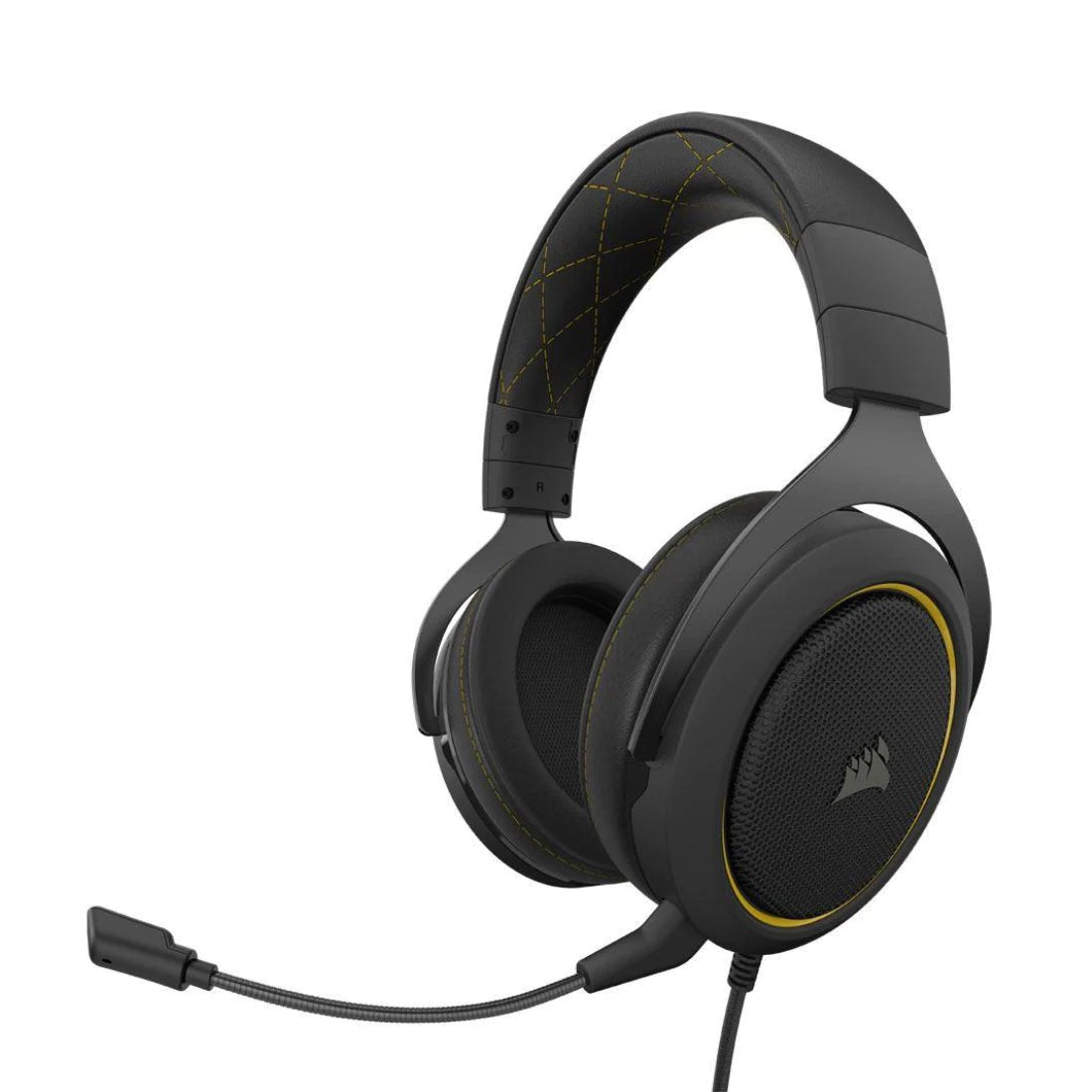 Corsair Hs60 Pro Surround Wired Stereo Gaming Headset - Yellow - سماعة - Store 974 | ستور ٩٧٤