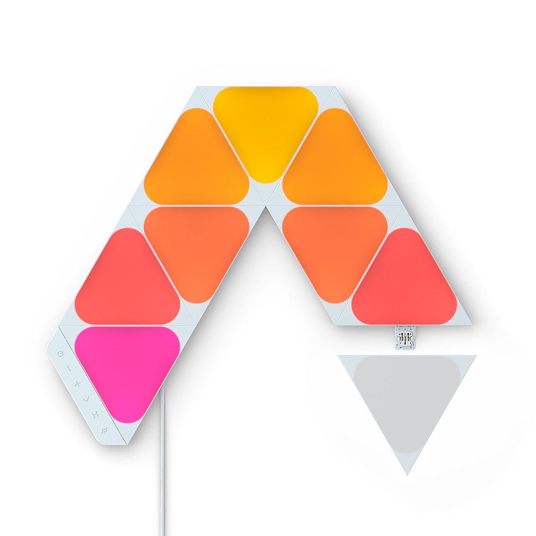 Nanoleaf Shapes Triangles Mini Starter Kit - 9 Panels - إضاءة Nanoleaf Shapes Triangles Mini Starter Kit - 9 Panels - إضاءة