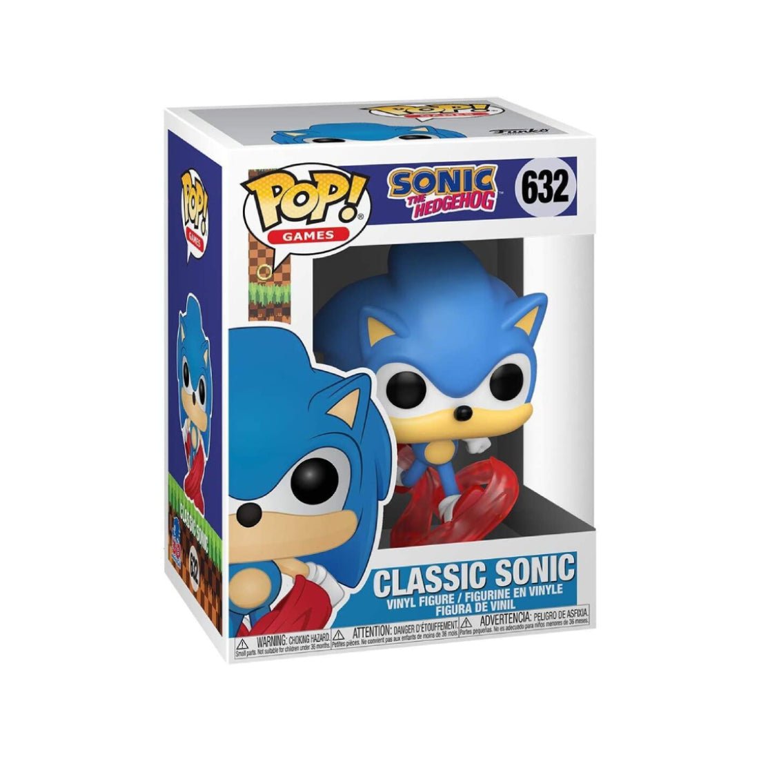 Funko Pop! Games: Sonic 30th - Running Sonic #632 - دمية - Store 974 | ستور ٩٧٤