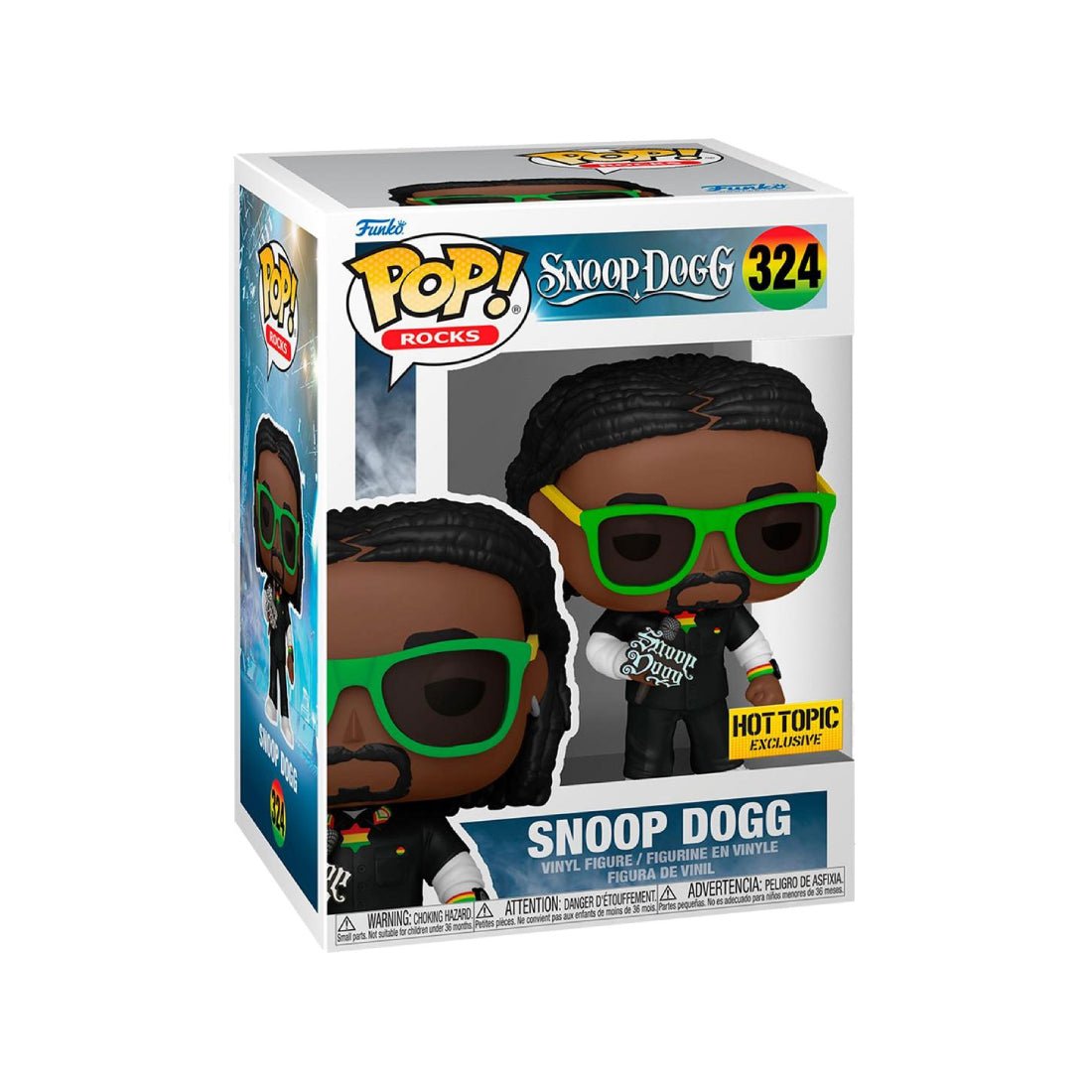 Funko Pop! Rocks: Snoop Dogg - Snoop Dogg (Exc) #324 - دمية - Store 974 | ستور ٩٧٤