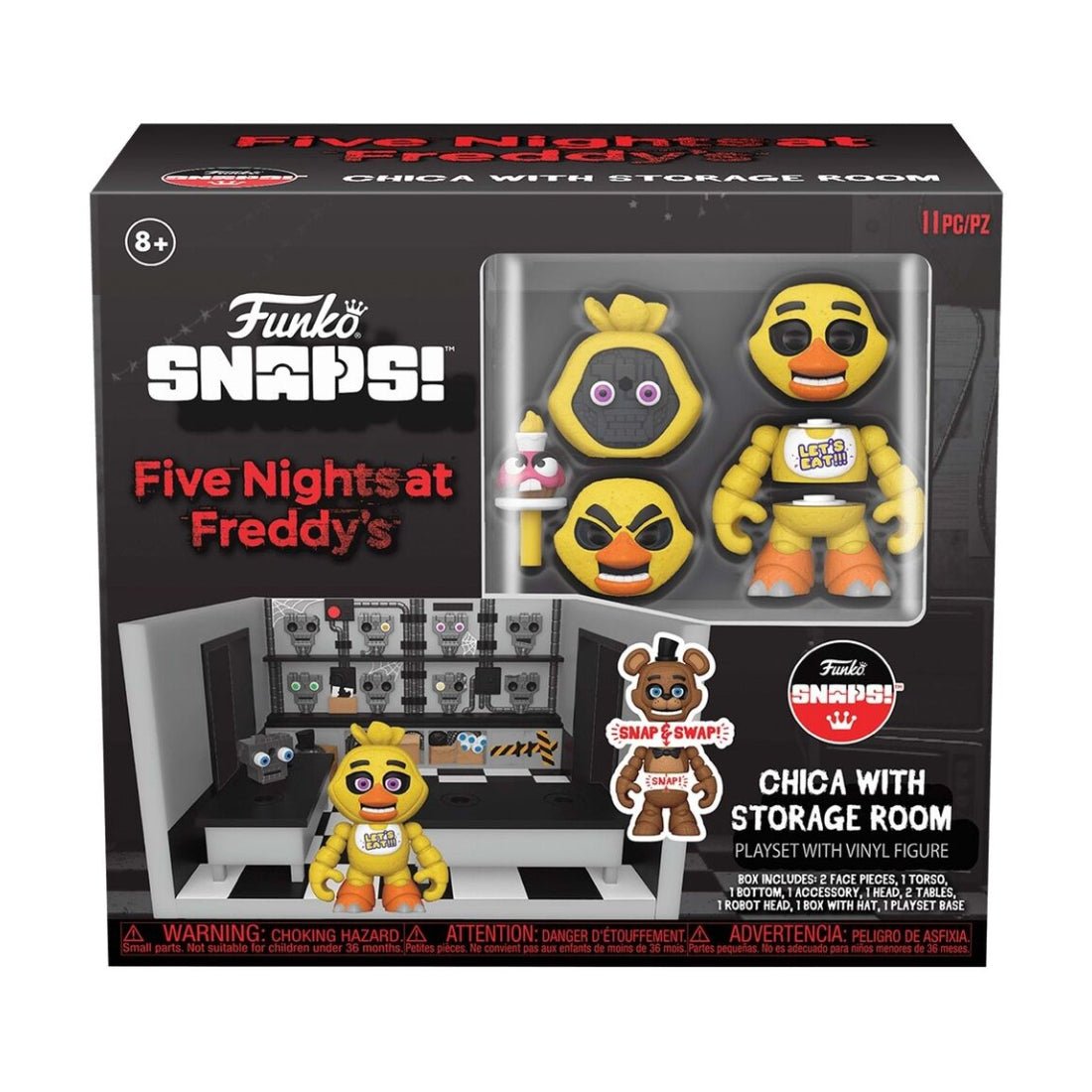 Funko Pop Snap Playset! Game: Five Nights at Freddy's - Storage Room w/ Chica - لعبة - Store 974 | ستور ٩٧٤