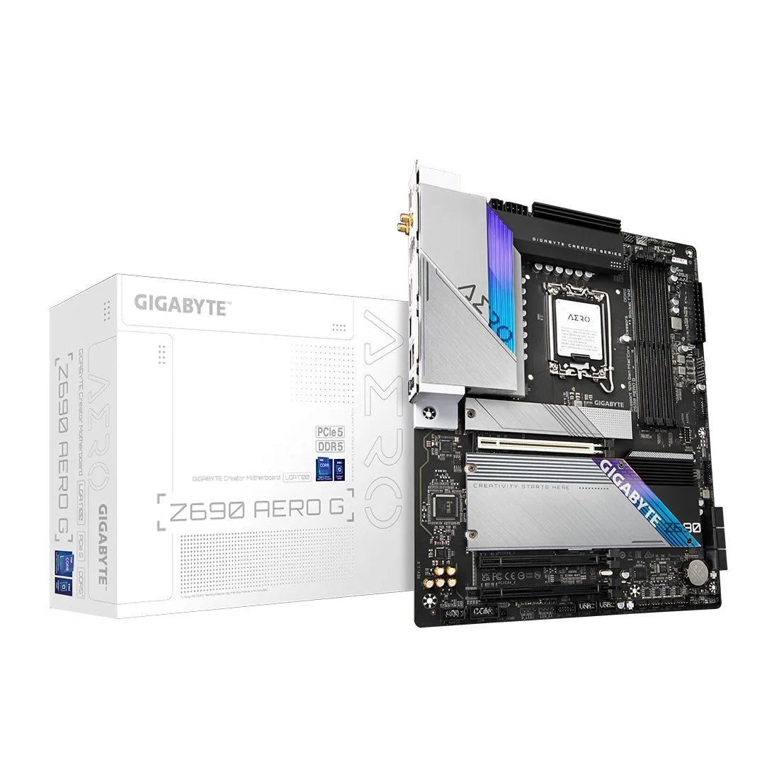 Gigabyte Z690 AERO G Wifi - DDR5 LGA 1700 Intel Motherboard - اللوحة الأم - Store 974 | ستور ٩٧٤