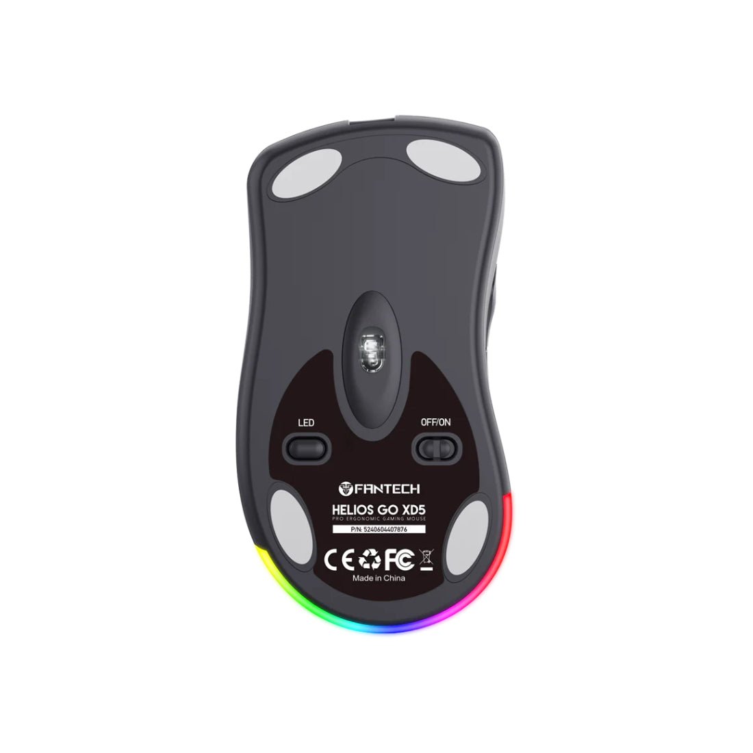 Fantech Helios GO XD5 RGB Wired/Wireless Gaming Mouse - Black - فأرة Fantech Helios GO XD5 RGB Wired/Wireless Gaming Mouse - Black - فأرة