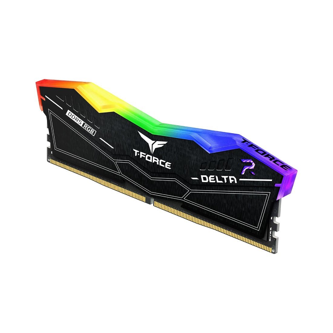 Team Group T-Force Delta RGB 32GB (2x16GB) CL34 DDR5 6600Mhz - Black - الذاكرة العشوائية - Store 974 | ستور ٩٧٤