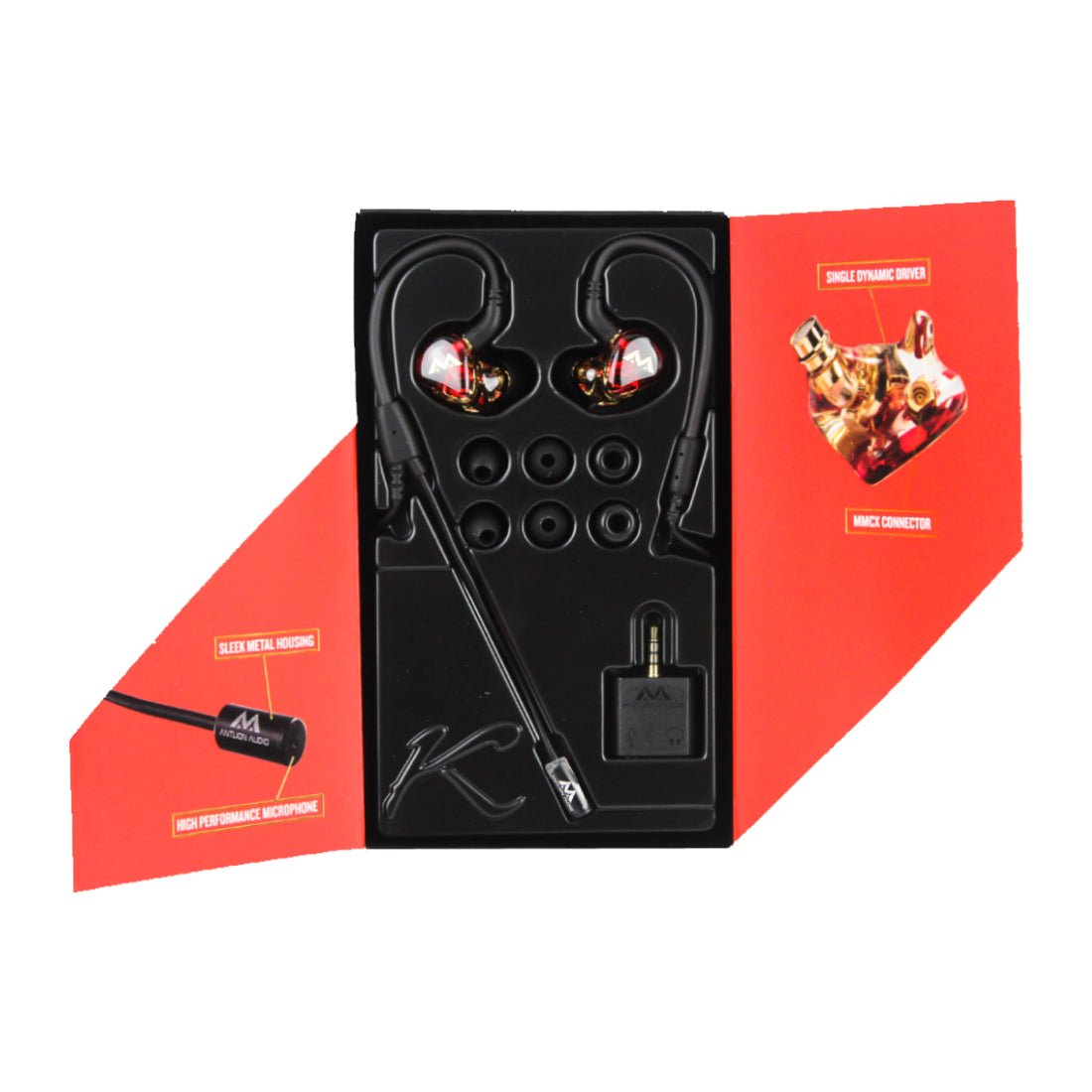 Antlion Audio Kimura Solo in-Ear Headset - سماعة Antlion Audio Kimura Solo in-Ear Headset - سماعة