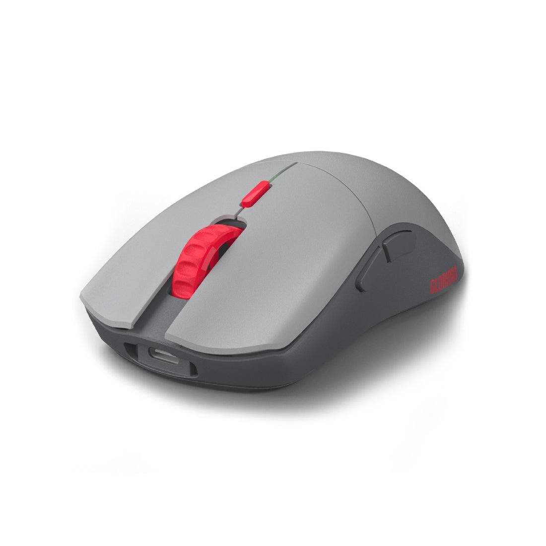Glorious Series One PRO Wireless Mouse - Grey & Red (Centauri) - فأرة - Store 974 | ستور ٩٧٤