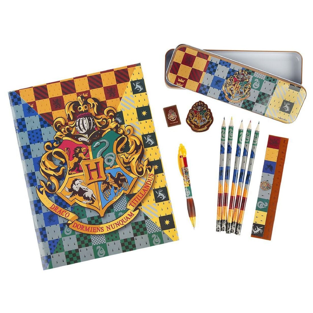 Harry Potter - House Crests Bumper Stationery Set - أدوات مدرسية - Store 974 | ستور ٩٧٤
