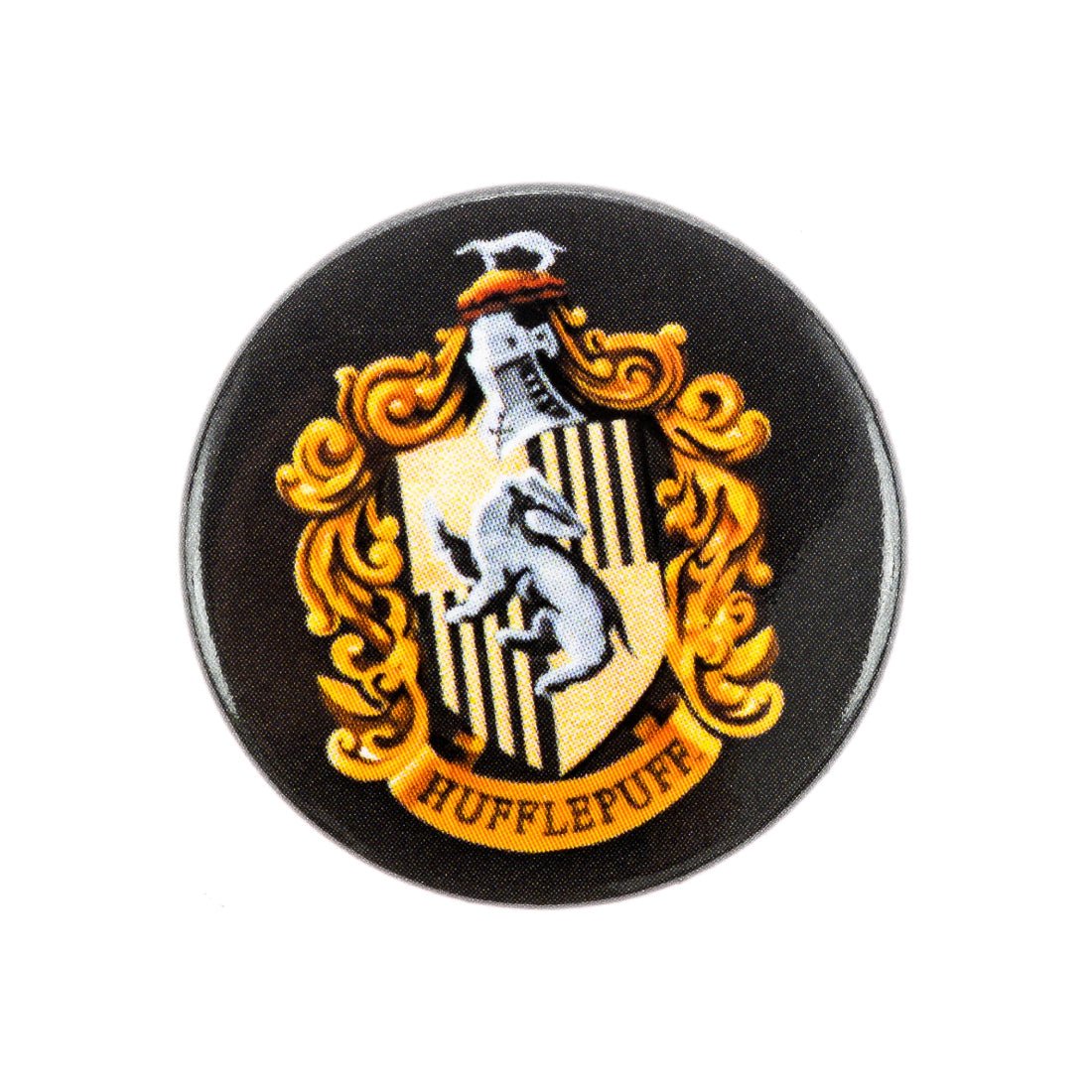 Harry Potter - Hufflepuff Crest Button Badge - أكسسوار - Store 974 | ستور ٩٧٤