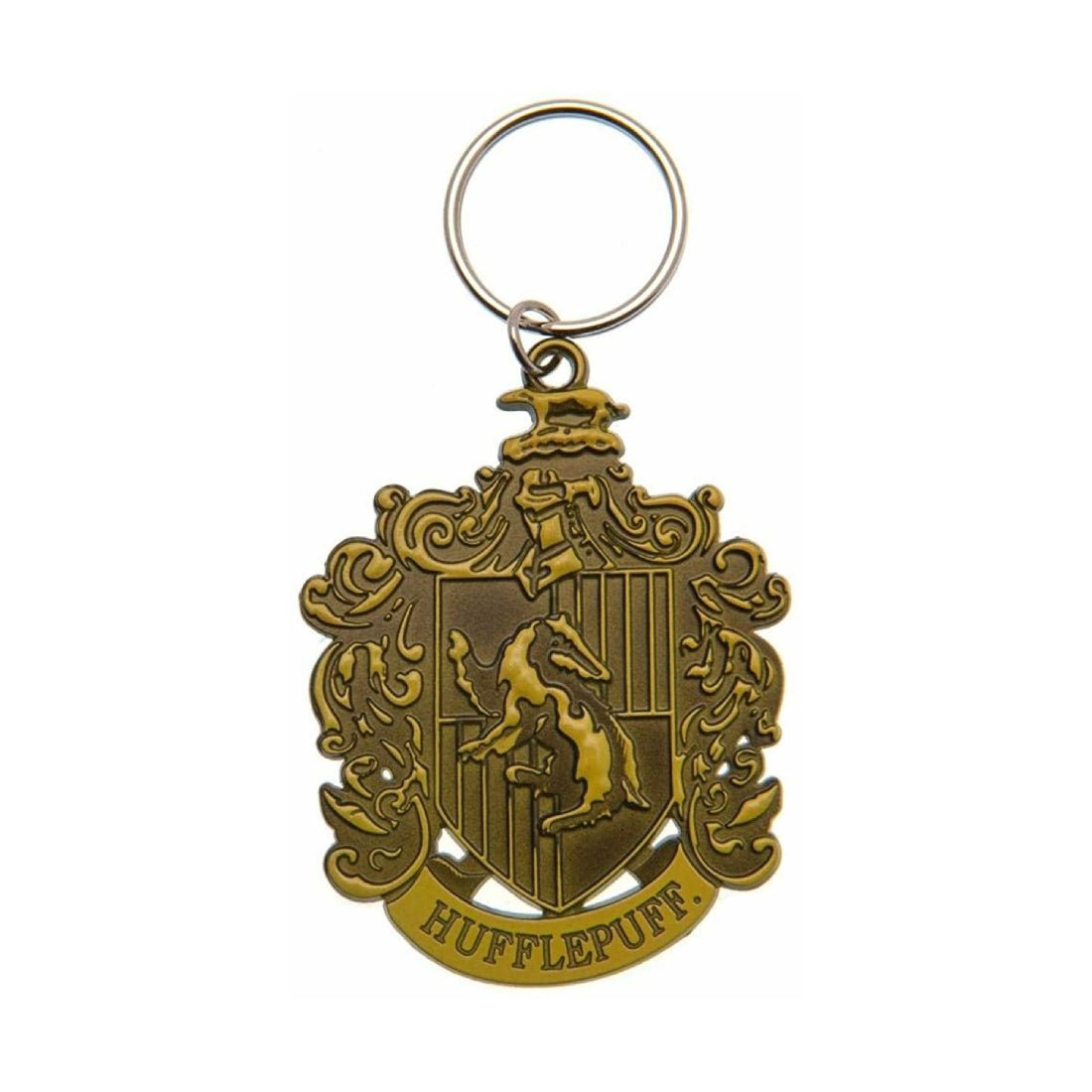 Harry Potter - Hufflepuff Crest Metal Keychain - أكسسوار Harry Potter - Hufflepuff Crest Metal Keychain - أكسسوار