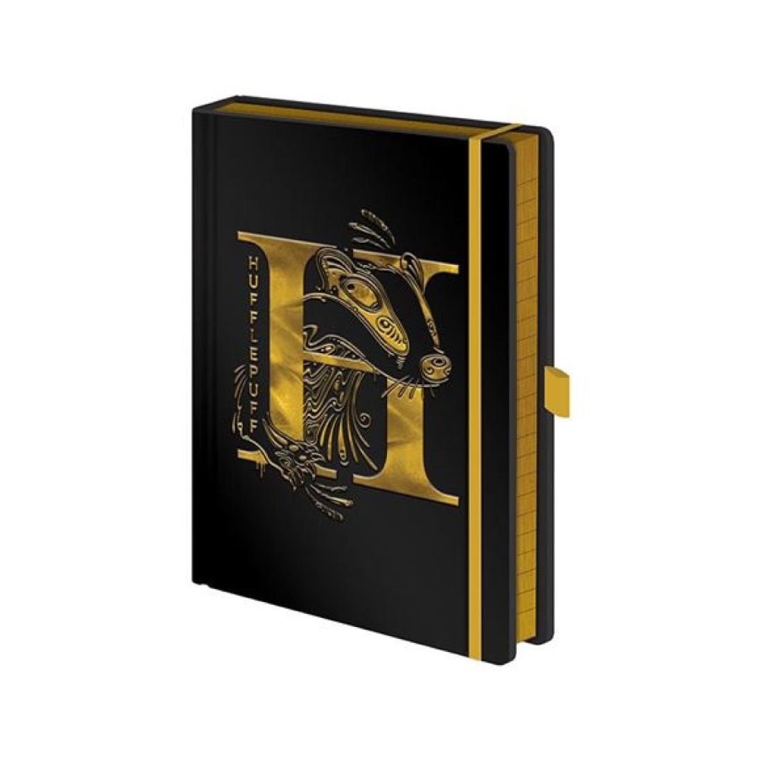 Harry Potter - Hufflepuff Foil Premium A5 Notebook - دفتر - Store 974 | ستور ٩٧٤