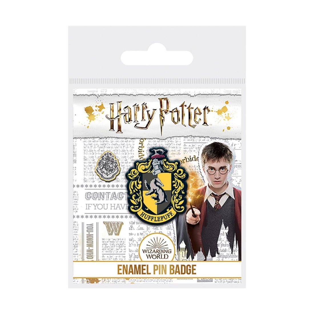 Harry Potter - Hufflepuff Pin Enamil Badge - أكسسوار - Store 974 | ستور ٩٧٤