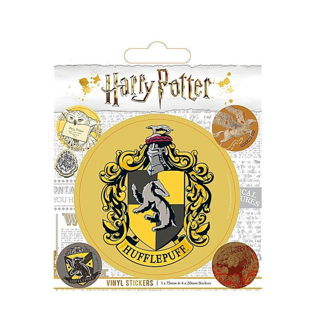 Harry Potter - Hufflepuff Vinyl Sticker Pack - أكسسوار Harry Potter - Hufflepuff Vinyl Sticker Pack - أكسسوار