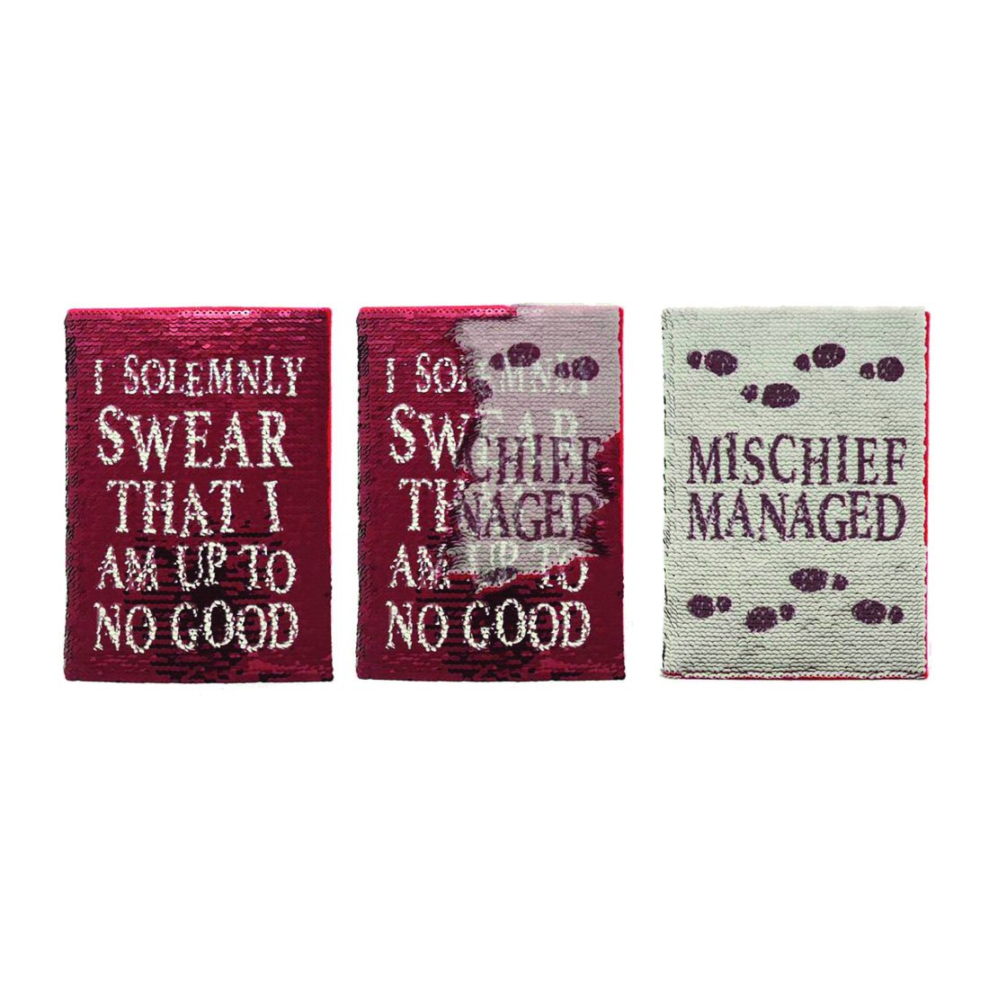 Harry Potter - Marauders Map Sequin Flip Notebook - دفتر Harry Potter - Marauders Map Sequin Flip Notebook - دفتر