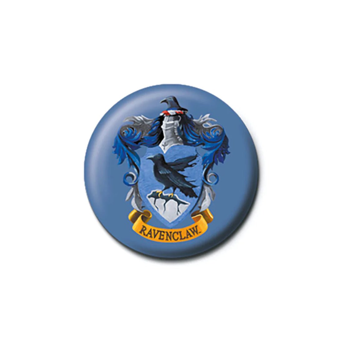Harry Potter - Ravenclaw Crest Button Badge - أكسسوار - Store 974 | ستور ٩٧٤