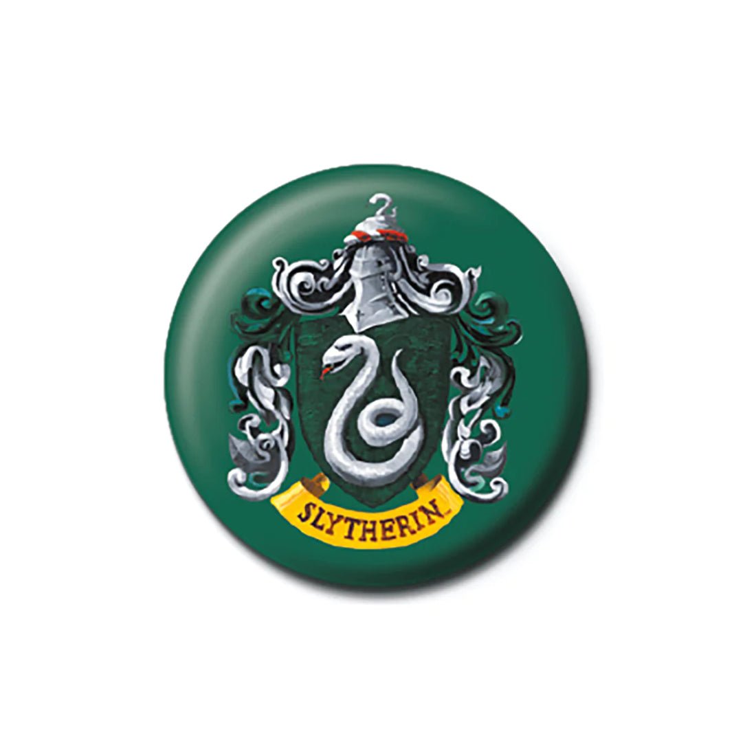 Harry Potter - Slytherin Crest Button Badge - أكسسوار - Store 974 | ستور ٩٧٤