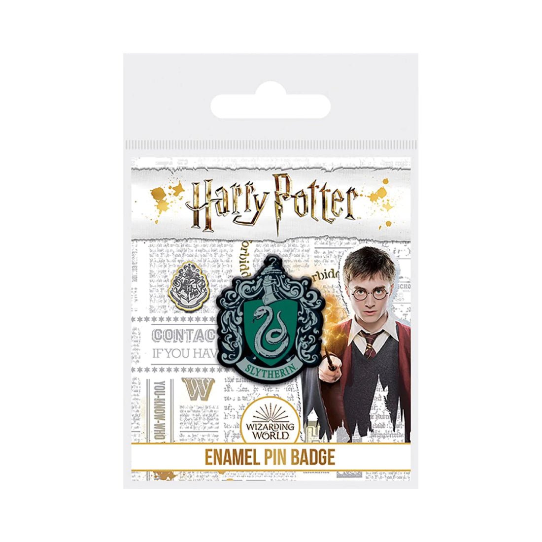 Harry Potter - Slytherin Pin Enamil Badge - أكسسوار - Store 974 | ستور ٩٧٤