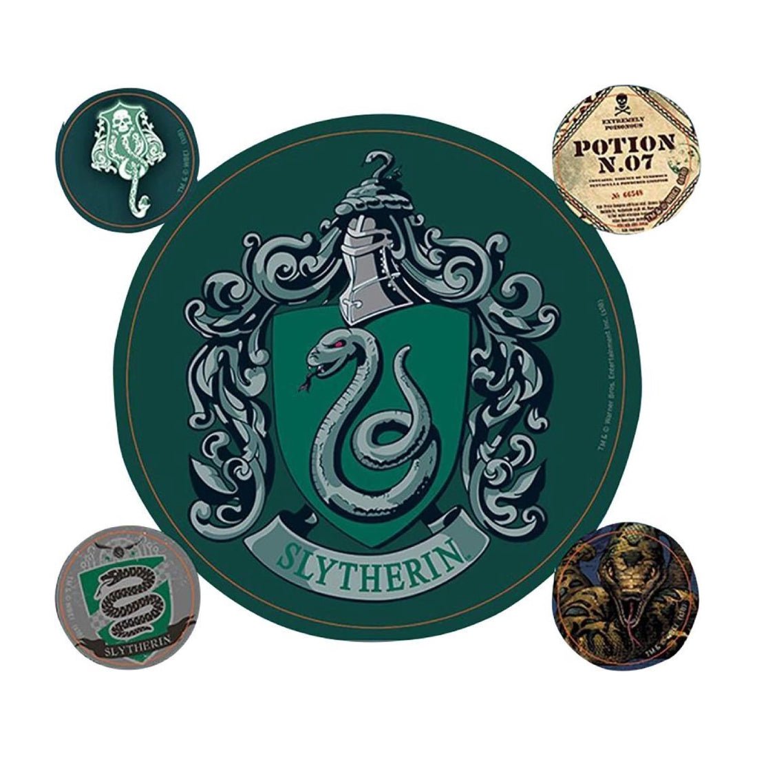 Harry Potter - Slytherin Vinyl Sticker Pack - أكسسوار Harry Potter - Slytherin Vinyl Sticker Pack - أكسسوار