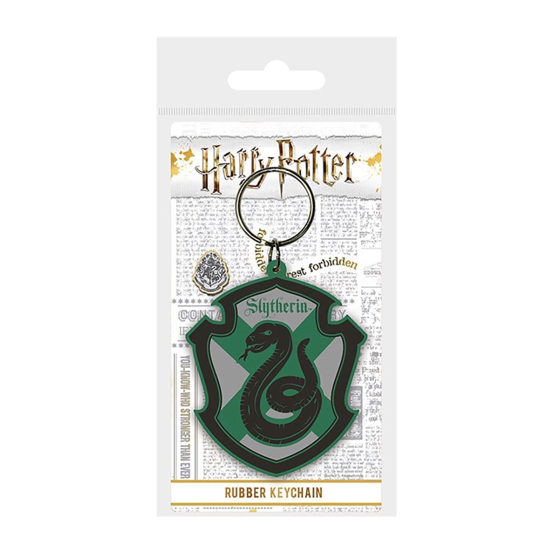 Harry Potter - Slytherin Rubber Keychain - أك سستور