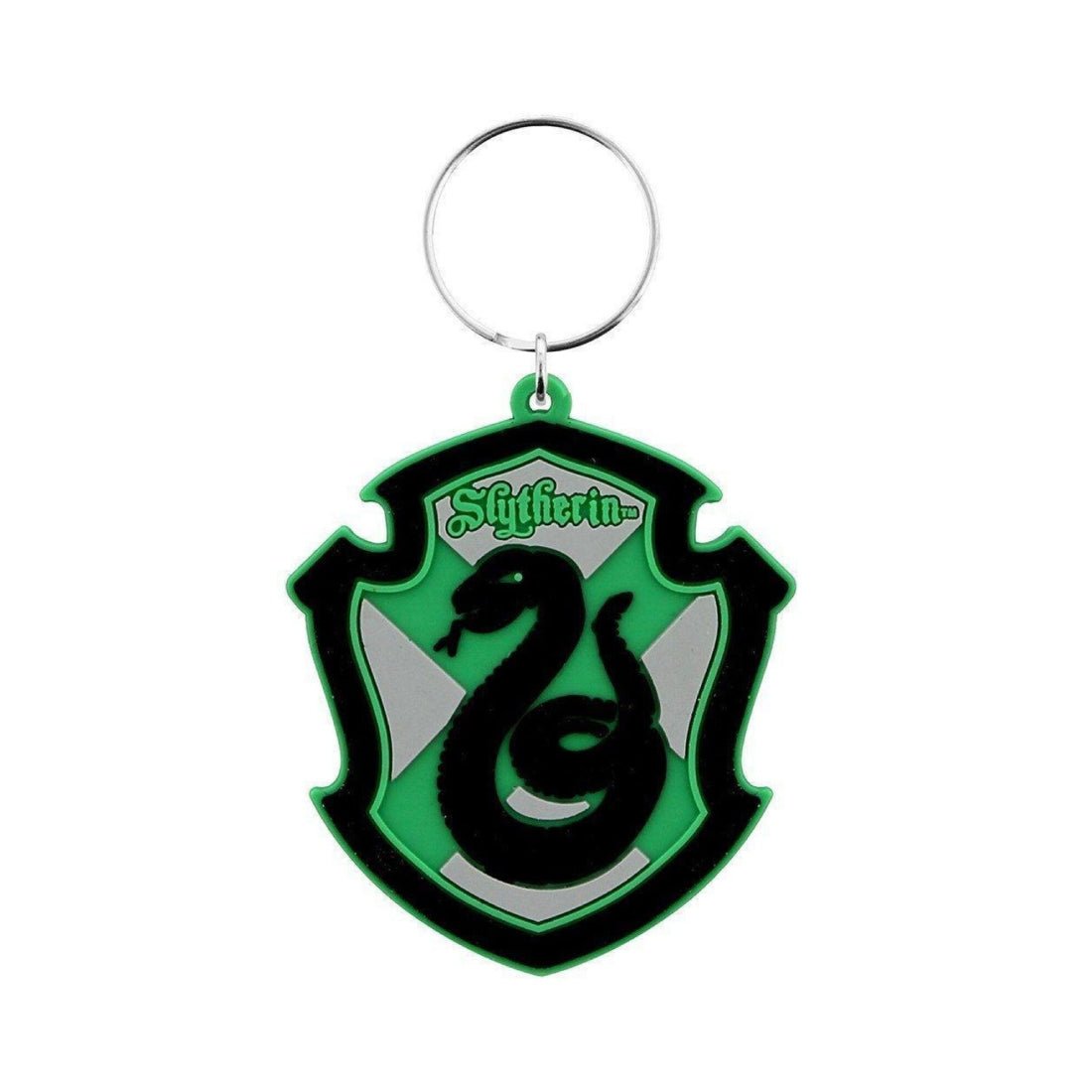 Harry Potter - Slytherin Rubber Keychain - أكسسوار - Store 974 | ستور ٩٧٤