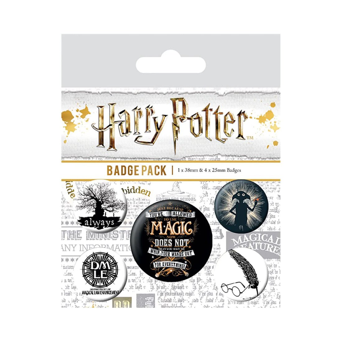 Harry Potter - Symbols Badge Pack - أكسسوار - Store 974 | ستور ٩٧٤