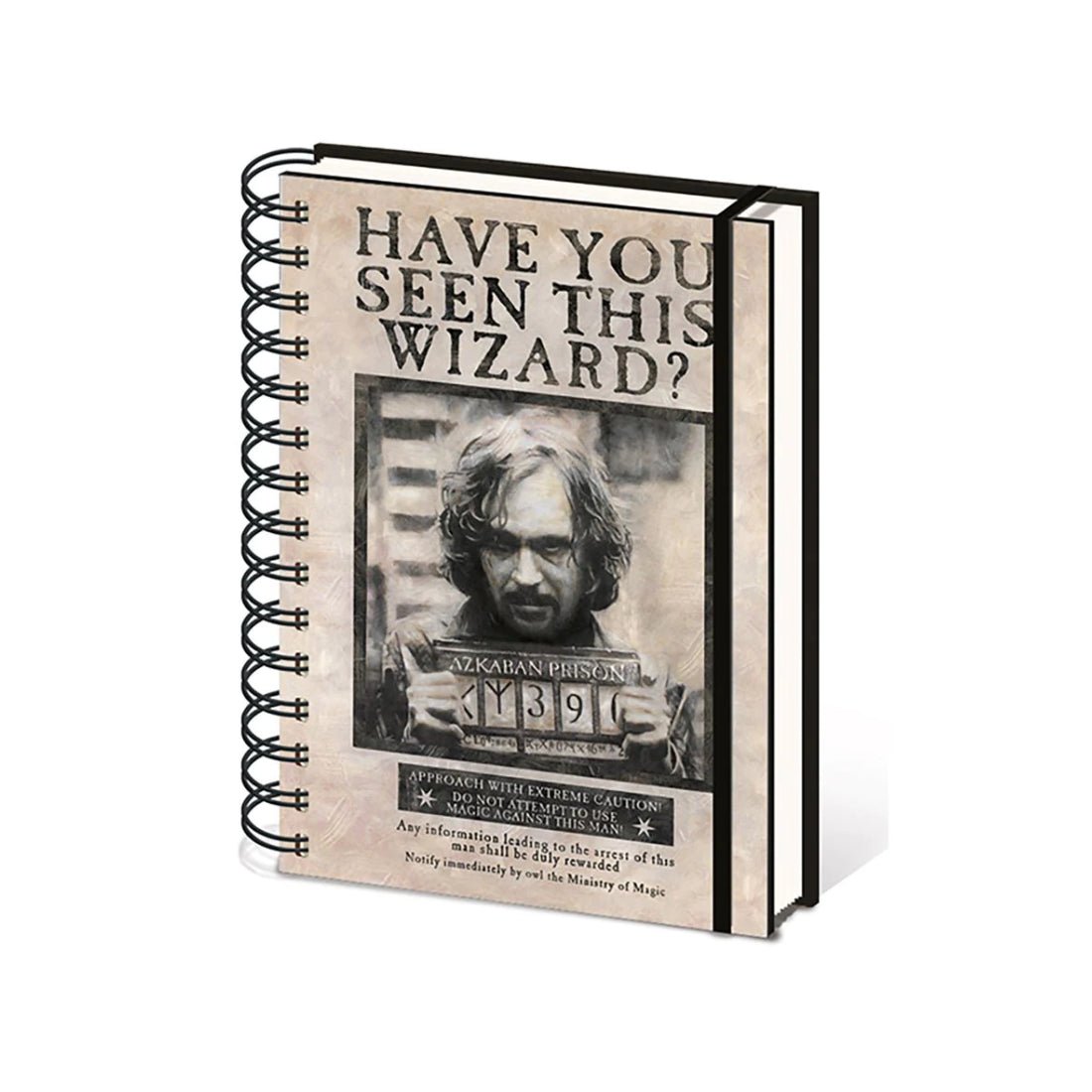 Harry Potter - Wanted Sirius Black A5 Wiro Notebook - دفتر - Store 974 | ستور ٩٧٤