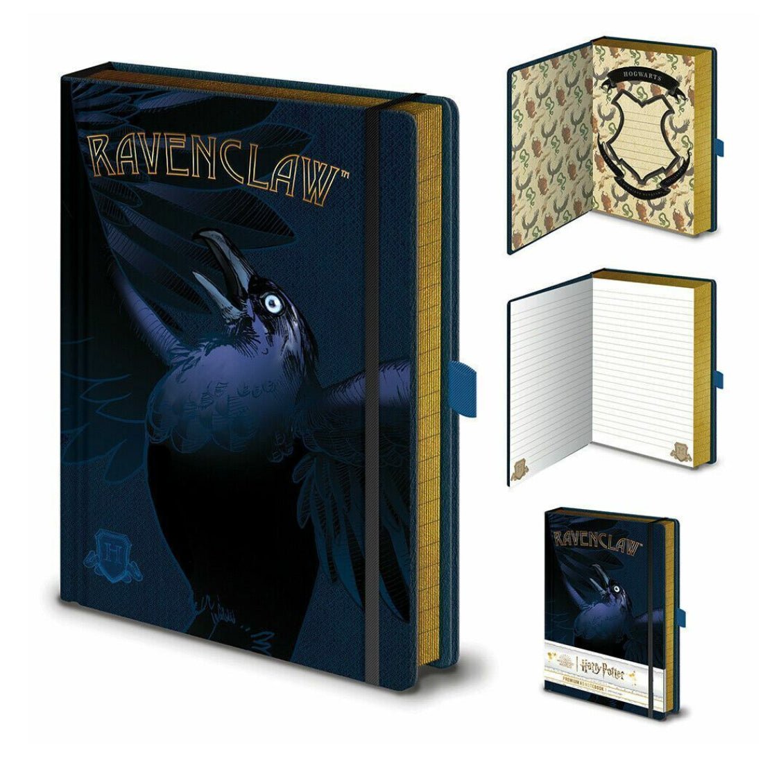 Harry Potter - Intricate Houses Ravenclaw Premium A5 Notebook - دفتر - Store 974 | ستور ٩٧٤