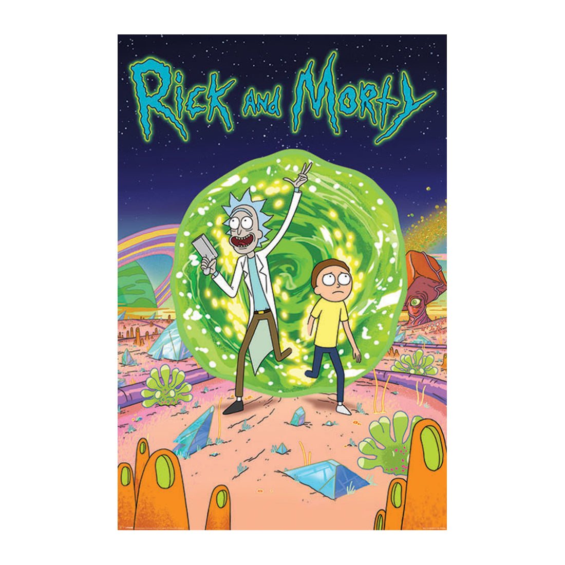 Rick And Morty - Portal Maxi Posters - أكسسوار