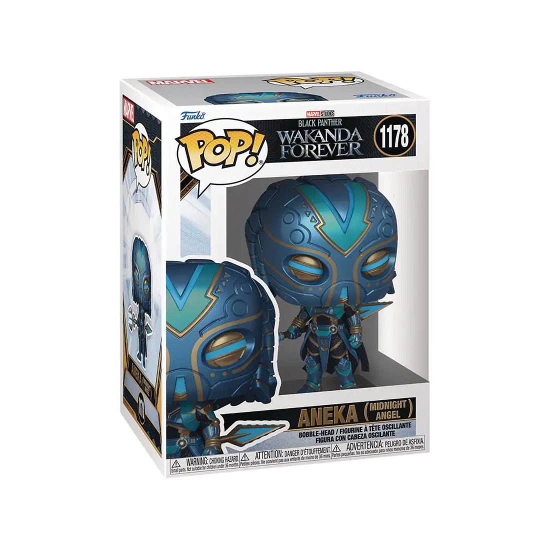 Funko Pop! Marvel: Black panther Wakanda Forever S2 - Aneka (Midnight Angel) #1178 - دمية Funko Pop! Marvel: Black panther Wakanda Forever S2 - Aneka (Midnight Angel) #1178 - دمية