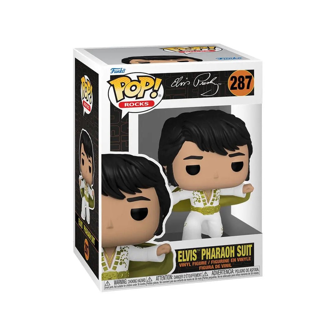 Funko Pop! Rocks: Elvis Presley - Pharaoh Suit #287 - دمية - Store 974 | ستور ٩٧٤