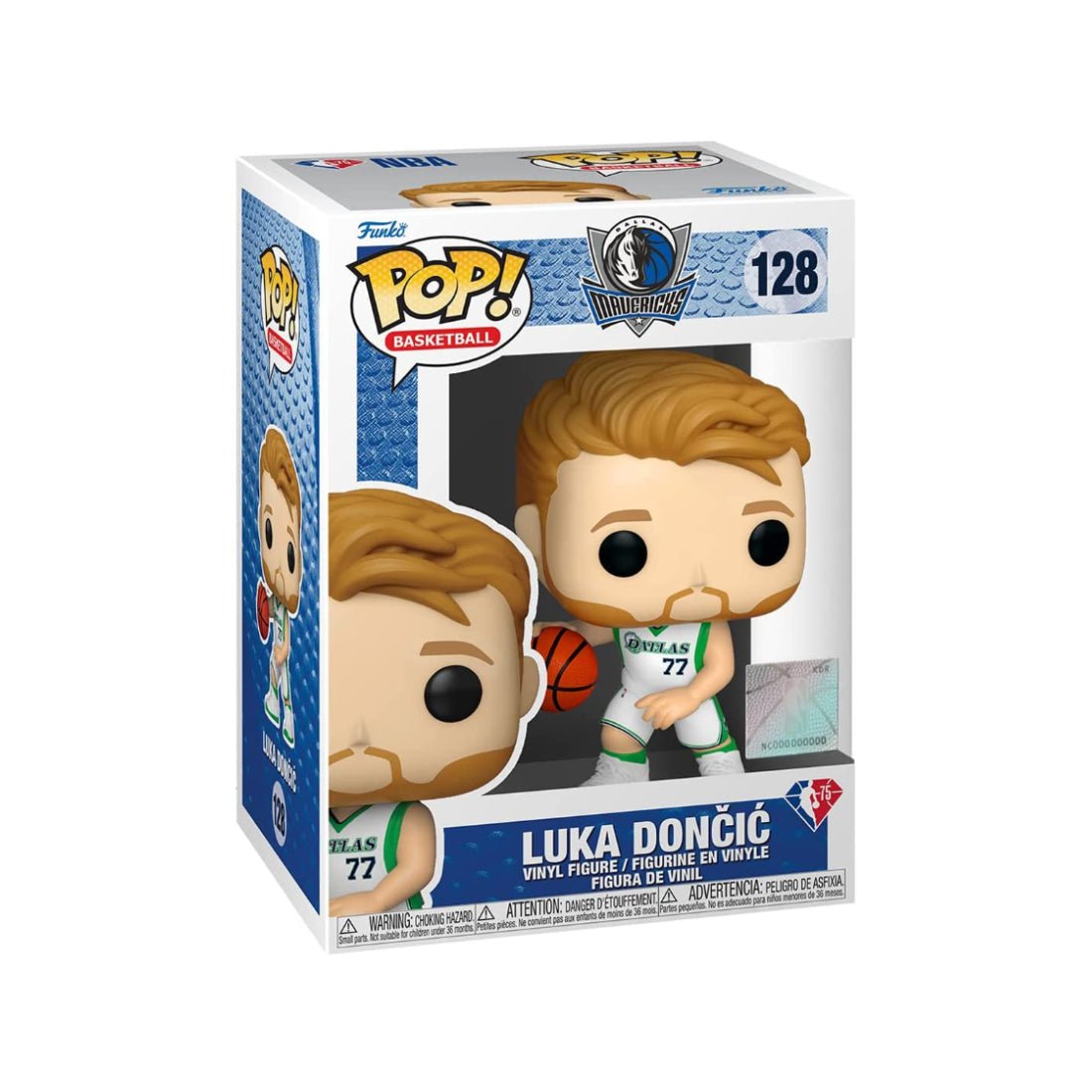 Funko Pop! Basketball: NBA Maverics - Luka Dončić (City Edition 2021) #128 - دمية - Store 974 | ستور ٩٧٤