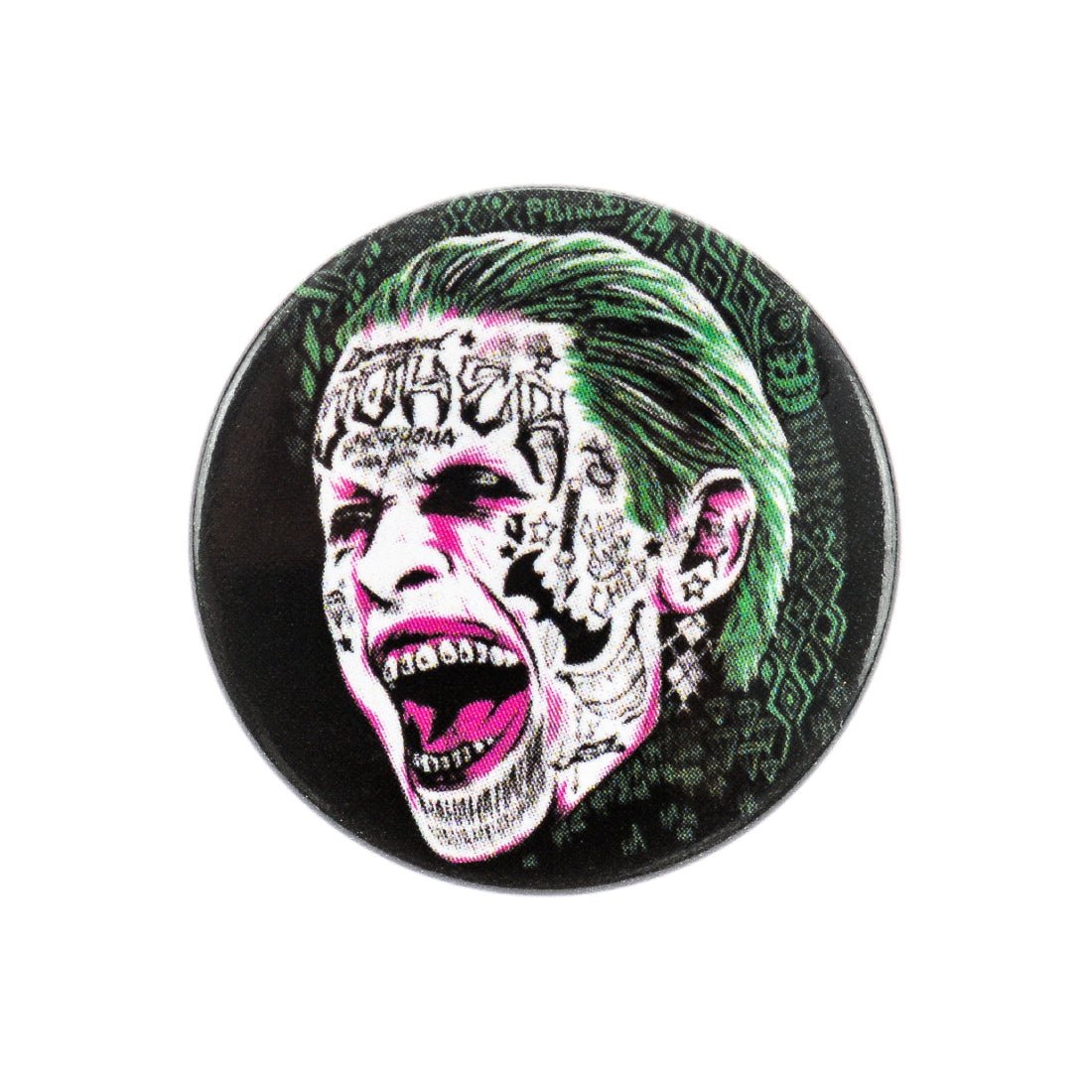 Suicide Squad - Joker Tattoo Button Badge - أكسسوار - Store 974 | ستور ٩٧٤