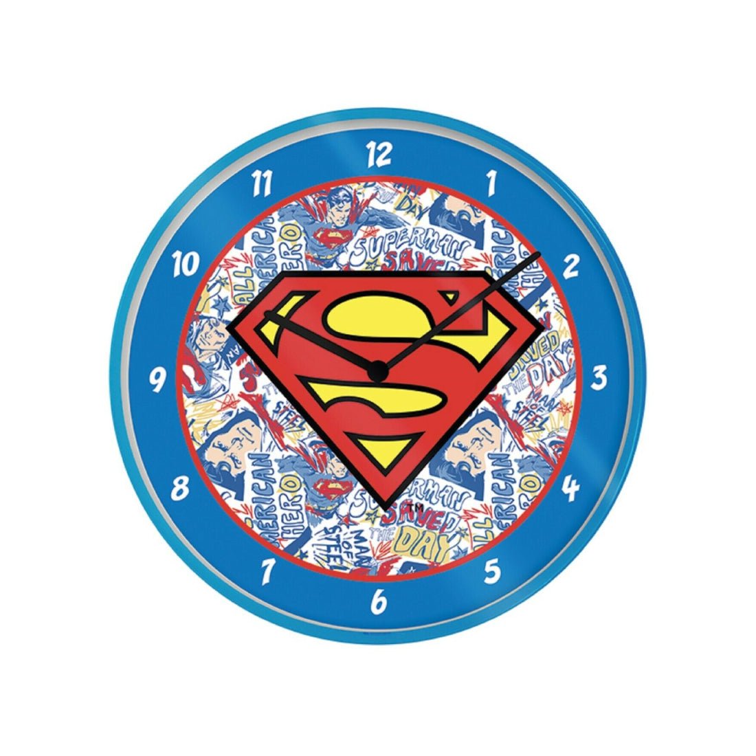 Superman - Logo Clock - ساعة