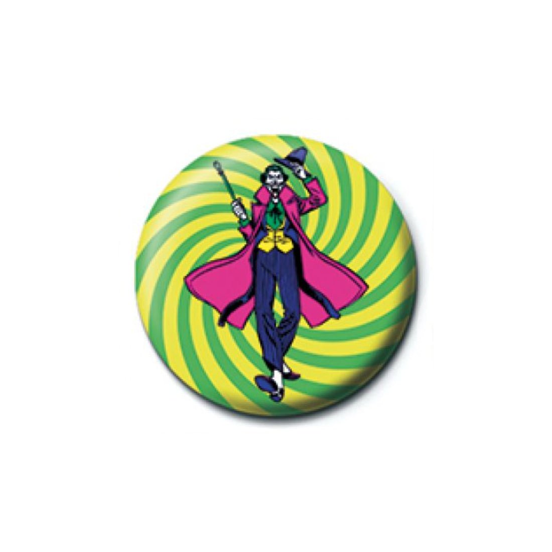 The Joker - Swirl Button Badge - أكسسوار
