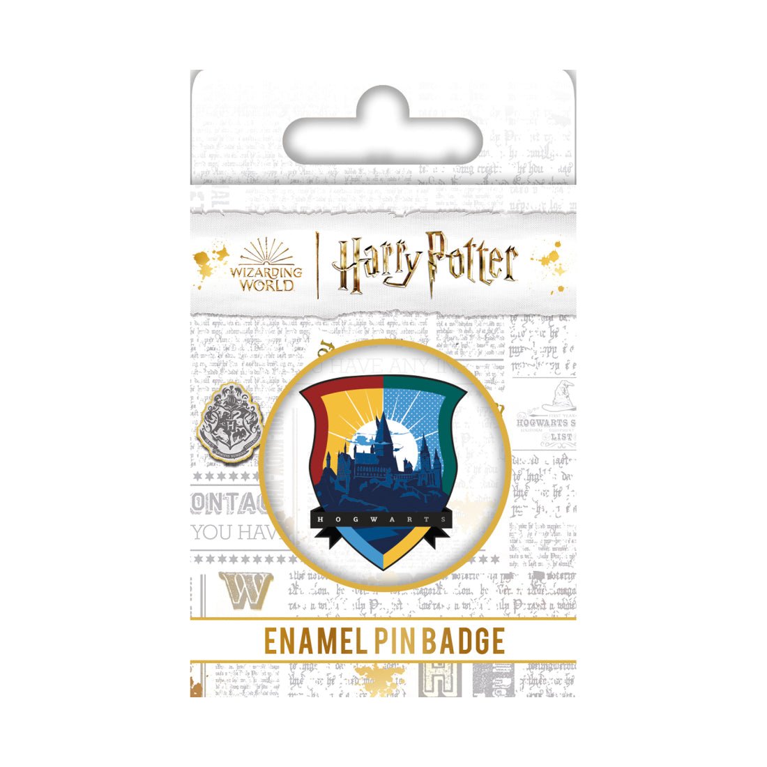 Harry Potter - Hogwarts Enamel Pin Badge - أكسسوار - Store 974 | ستور ٩٧٤