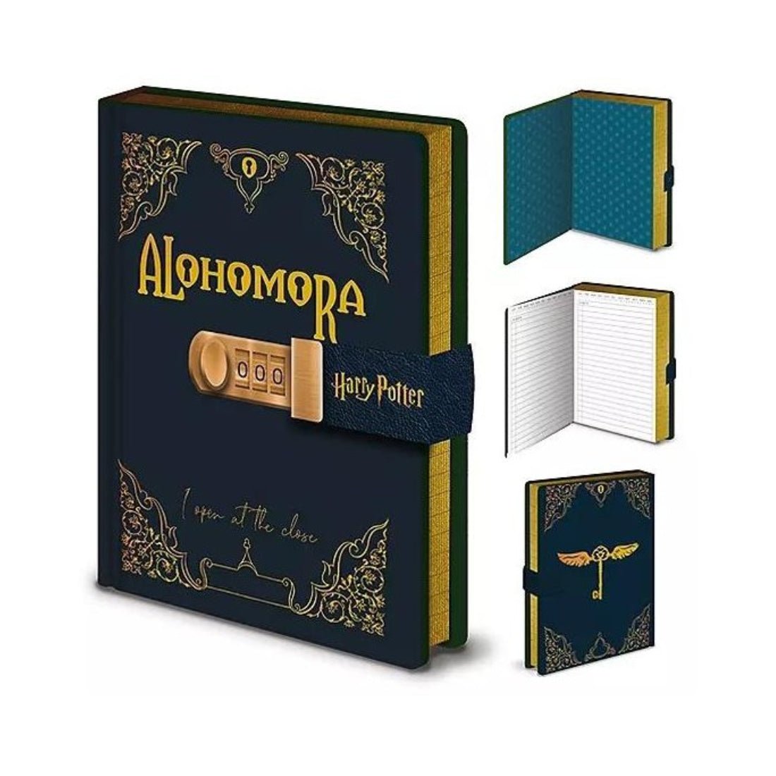 Harry Potter - Alohomora A5 Lockable Undated Diary Notebook - دفتر - Store 974 | ستور ٩٧٤