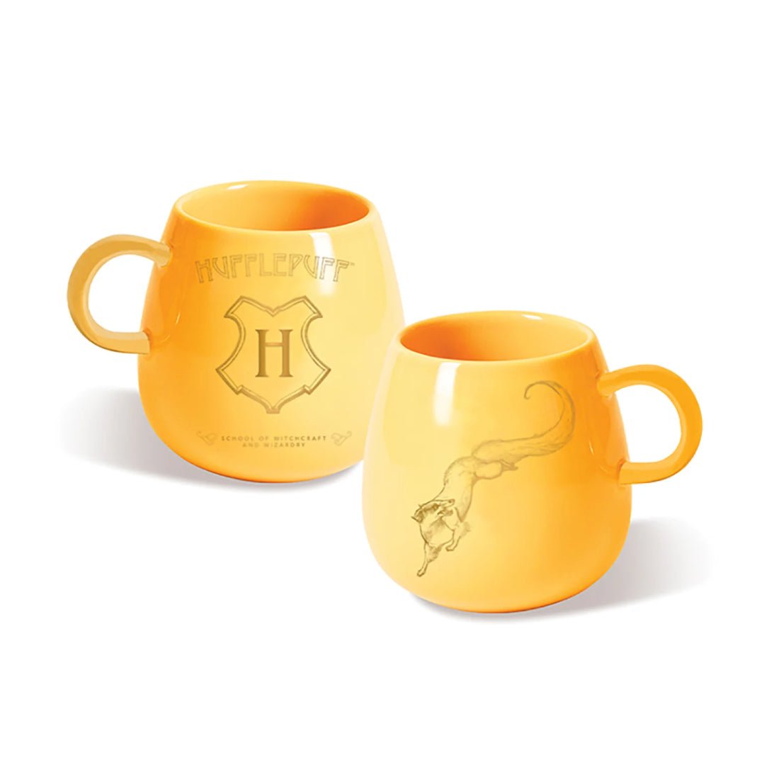 Harry Potter - Intricate Houses Hufflepuff Shaped Mug - كأس - Store 974 | ستور ٩٧٤