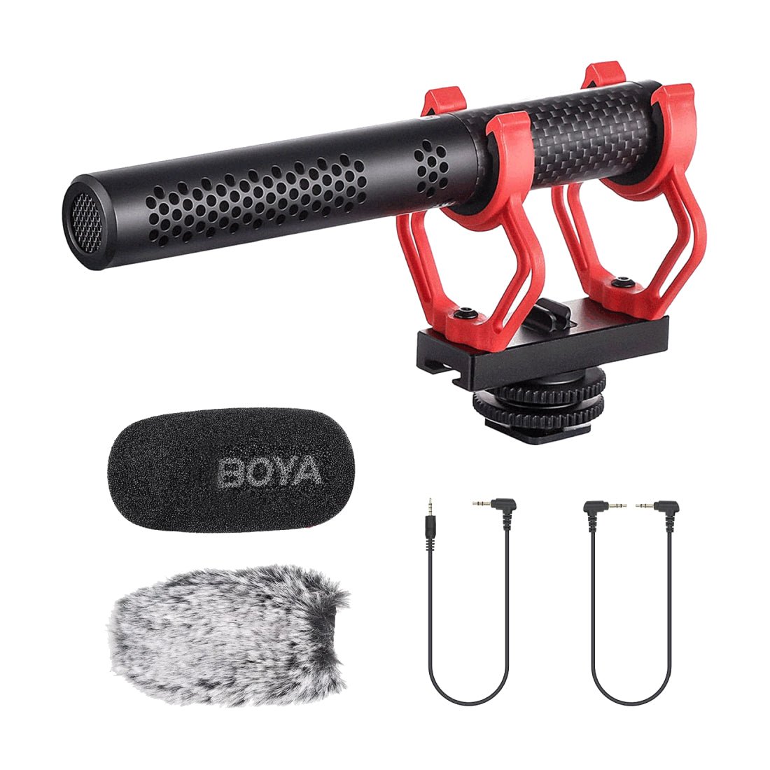 Boya BY-BM2040 External Shotgun Camera Microphone - ميكروفون - Store 974 | ستور ٩٧٤