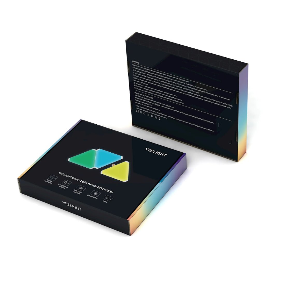 ألواح الضوء RGB الذكية Yeelight - 3 قطع تمديد - إضaءة ألواح الضوء RGB الذكية Yeelight - 3 قطع تمديد - إضaءة