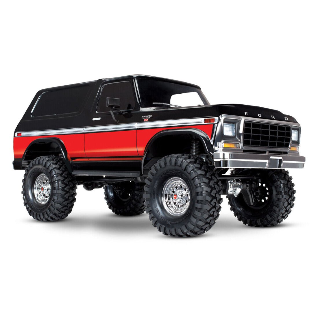 Traxxas TRX-4 Ford Bronco 1/10 4x4 Crawler RTR Truck - Red - لعبة - Store 974 | ستور ٩٧٤