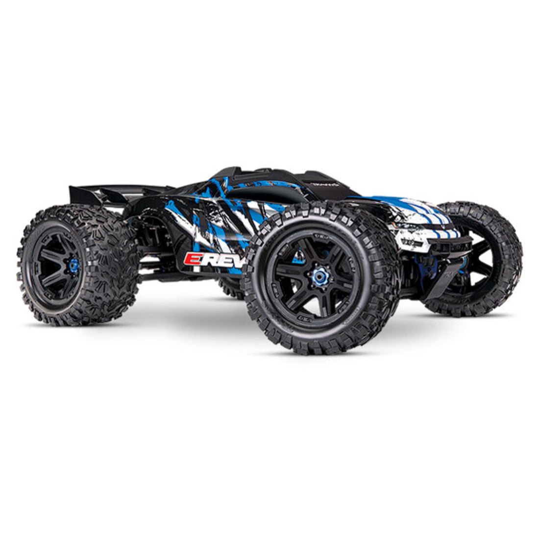 Traxxas E-Revo 2.0 VXL-6S TSM Brushless Monster Truck - Blue - لعبة - Store 974 | ستور ٩٧٤