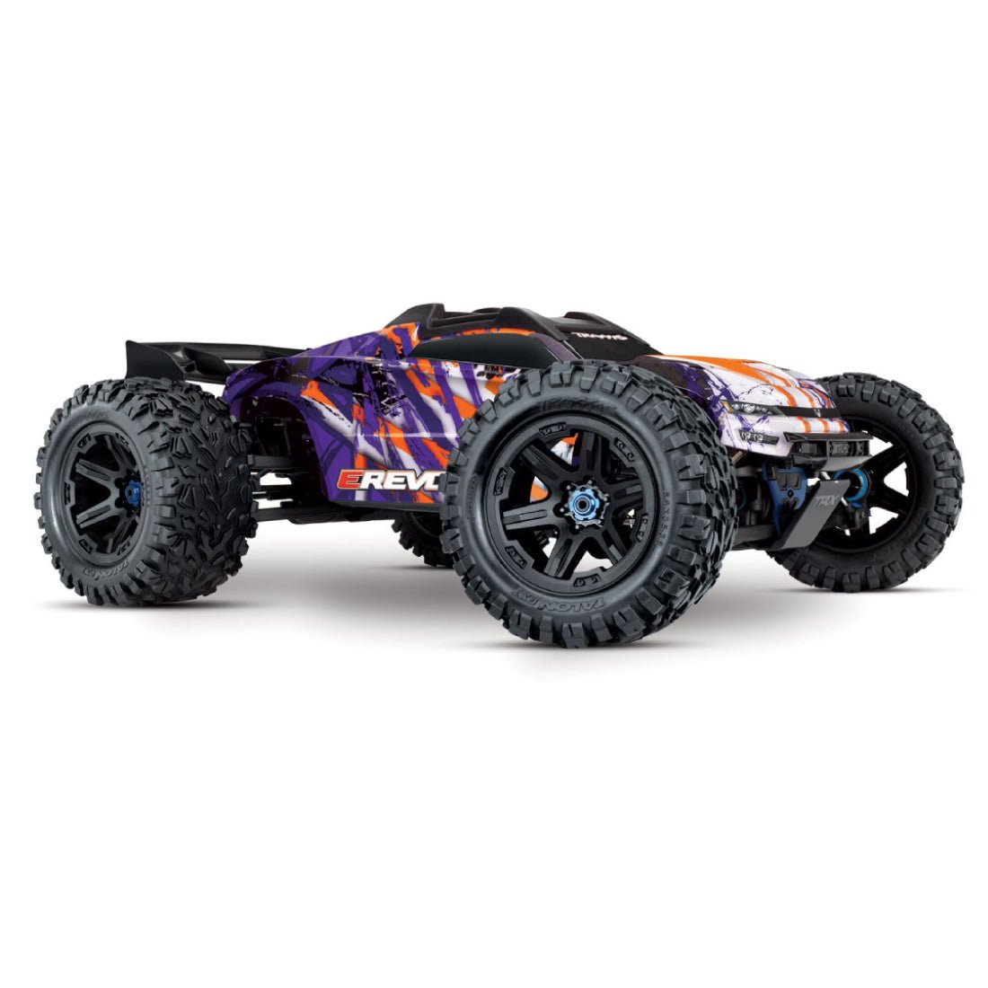 Traxxas E-Revo 2.0 VXL-6S TSM Brushless Monster Truck - Orange - لعبة - Store 974 | ستور ٩٧٤