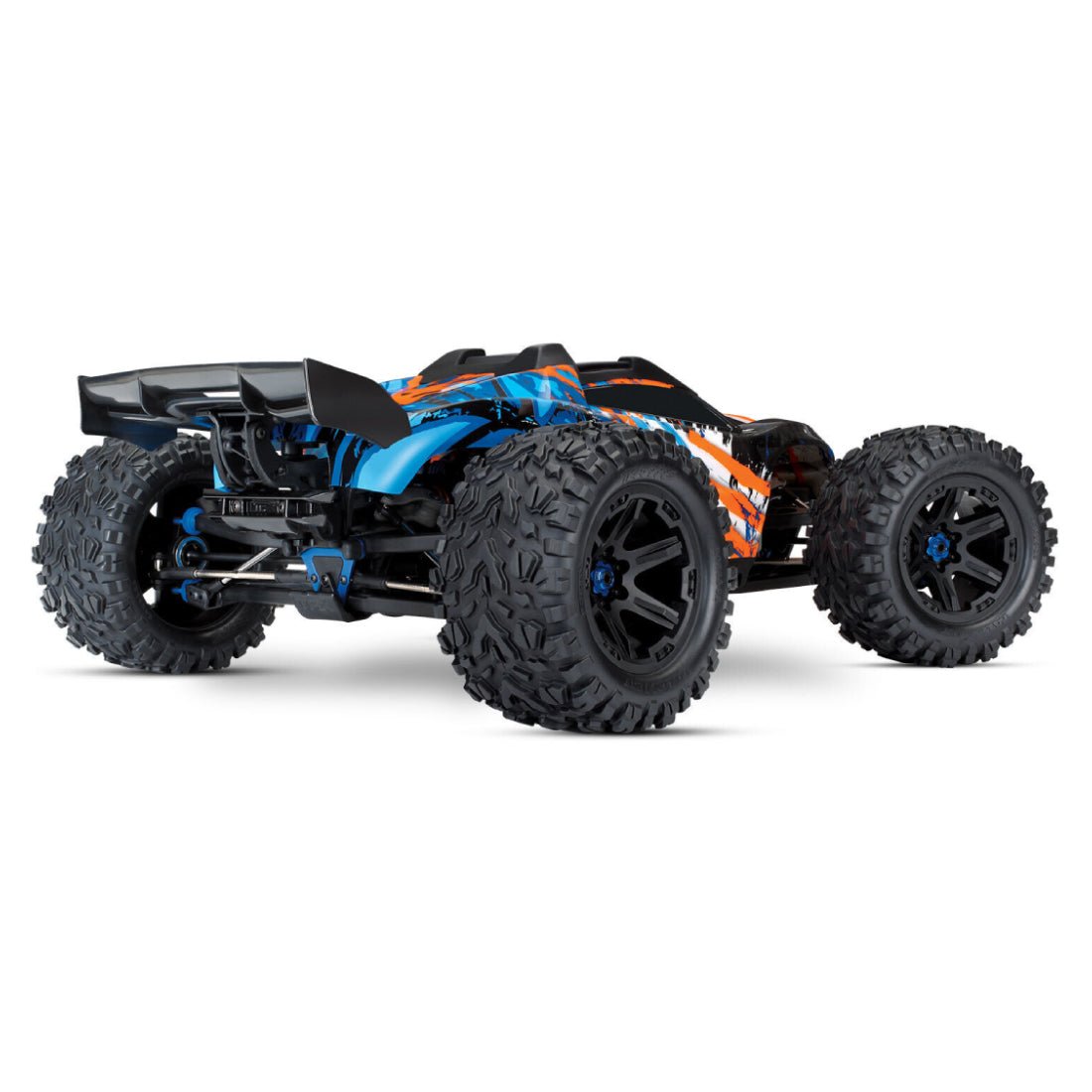Traxxas E-Revo 2.0 VXL-6S TSM Brushless Monster Truck - Blue & Orange - لعبة - Store 974 | ستور ٩٧٤