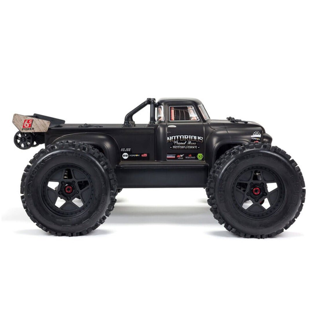 Notorious 6S BLX 4WD Monster Truck - Black - لعبة - Store 974 | ستور ٩٧٤