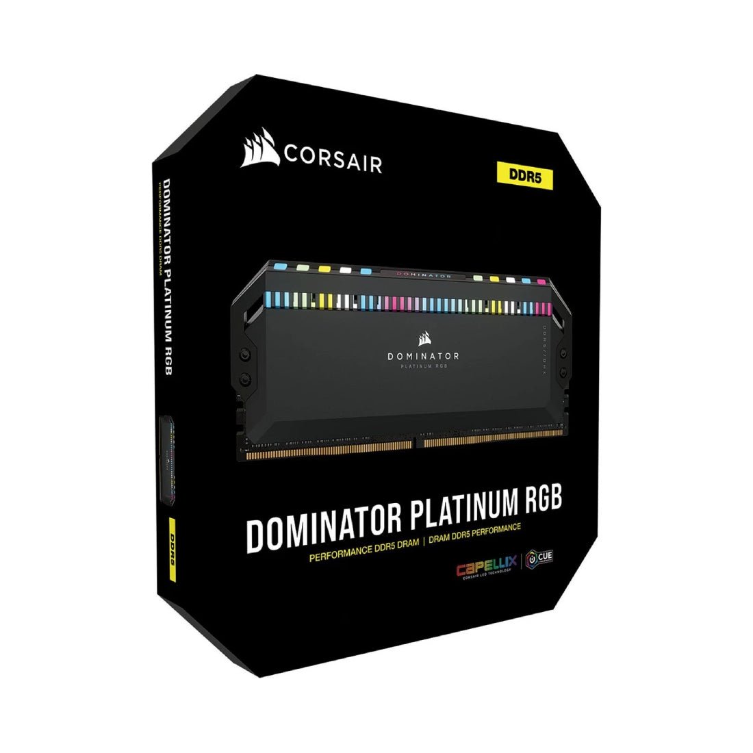 Corsair Dominator Platinum RGB 32GB (2x16GB) DDR5 CL40 5600MT/s Memory - Black - الذاكرة العشوائية - Store 974 | ستور ٩٧٤
