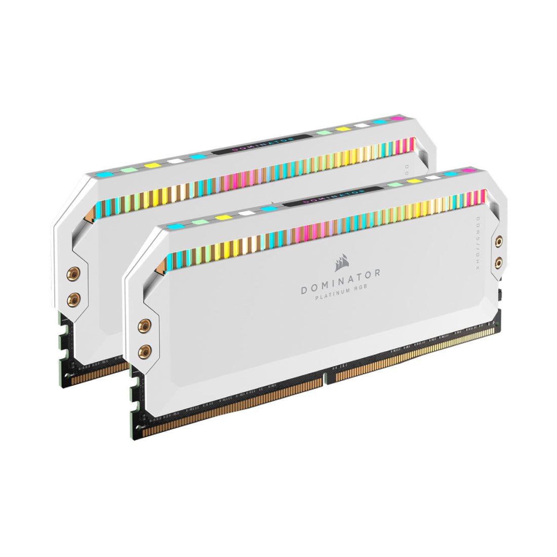 Corsair Dominator Platinum RGB 64GB (2x32GB) DDR5 CL32 5600Mhz Memory - White - الذاكرة العشوائية - Store 974 | ستور ٩٧٤