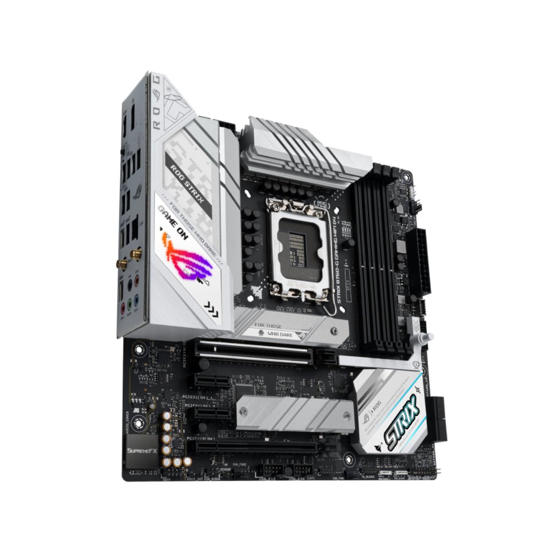 Asus ROG Strix B760-G Gaming WiFi DDR4 LGA 1700 Intel M-ATX Gaming Motherboard - لوحة الأم - Store 974 | ستور ٩٧٤